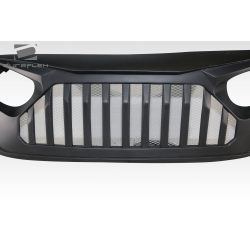2018-2025 Jeep Wrangler JL Gladiator JT Duraflex Predator Grille - 1 Piece image - 8