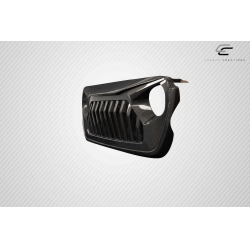 2018-2025 Jeep Wrangler JL Gladiator JT Carbon Creations Predator Grille - 1 Piece image - 4