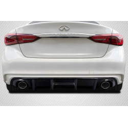 2018-2023 Infiniti Q50 Carbon Creations SRK Rear Diffuser - 1 Piece image - 1