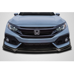 2017-2021 Honda Civic HB Carbon Creations BZ Front Lip Spoiler - 1 Piece image - 1