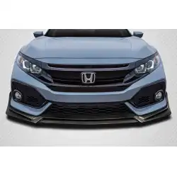 2017-2021 Honda Civic HB BZ Front Lip Spoiler - 1 Piece image - 1