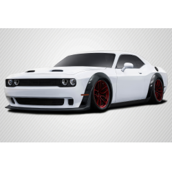 2015-2023 Dodge Challenger Carbon Creations Demon Look Wide Body Fender Flares - 14 Pieces image - 1