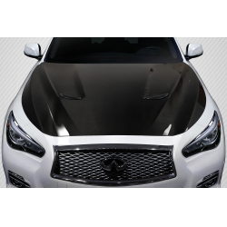 2014-2023 Infiniti Q50 Carbon Creations S Concept Hood - 1 Piece image - 1