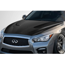 2014-2023 Infiniti Q50 Carbon Creations S Concept Hood - 1 Piece image - 2