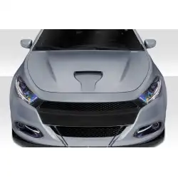 2013-2016 Dodge Dart MPR V2 Hood - 1 Piece image - 1