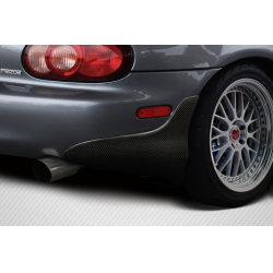 1999-2005 Mazda Miata MX-5 Carbon Creations M1 Speed Mud Flaps - 2 Piece image - 2
