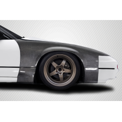 1989-1994 Nissan 240SX S13 Carbon Creations K Power Style Front Fenders (+50mm)  - 2 Piece image - 1