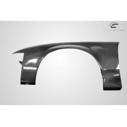 1989-1994 Nissan 240SX S13 Carbon Creations K Power Style Front Fenders (+50mm)  - 2 Piece image - 2
