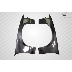 1989-1994 Nissan 240SX S13 Carbon Creations K Power Style Front Fenders (+50mm)  - 2 Piece image - 6