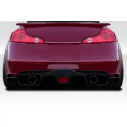 2003-2008 Nissan 350Z Z33 F1 Rear Diffuser - 5 Piece ( fits G35 2DR / G37 2DR / 370Z ) image - 12