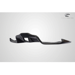2003-2008 Nissan 350Z Z33 Carbon Creations F1 Rear Diffuser - 5 Piece ( fits G35 2DR / G37 2DR / 370Z ) image - 5