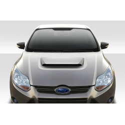 2012-2014 Ford Focus Duraflex Ram Air Hood - 1 Piece image - 3