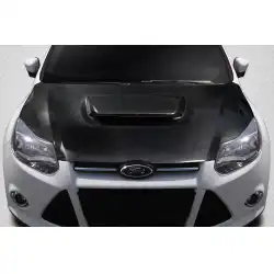 2012-2014 Ford Focus Ram Air Hood - 1 Piece image - 1