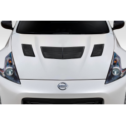 2009-2020 Nissan 370Z Z34 Duraflex GT1 Hood Vents - 3 Piece image - 1