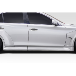 2014-2023 Infiniti Q50 Duraflex Redline Wide Body Side Skirts Rocker Panels - 4 Piece image - 1