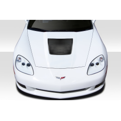 2005-2013 Chevrolet Corvette C6 Duraflex GTV Hood Vent - 1 Piece image - 1