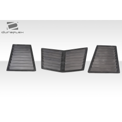 1997-2004 Chevrolet Corvette C5 / 2005-2009 Ford Mustang Duraflex GT1 Hood Vents - 3 Piece image - 3