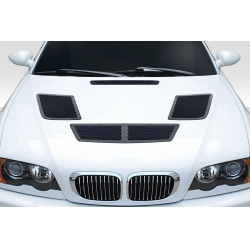 2001-2006 BMW M3 E46 / 2014-2019 Ford Fiesta / 2016-2018 Ford Focus Duraflex GT1 Hood Vents - 3 Piece image - 1