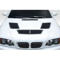 2001-2006 BMW M3 E46 / 2014-2019 Ford Fiesta / 2016-2018 Ford Focus GT1 Hood Vents - 3 Piece image - 1