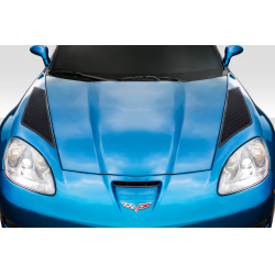 2005-2013 Chevrolet Corvette C6 Duraflex GT1 Fender Vents - 2 Piece image - 1