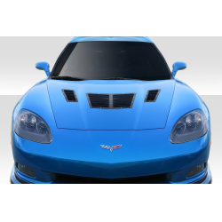2005-2013 Chevrolet Corvette C6 Duraflex GT1 Hood Vents - 3 Piece image - 1