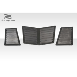 2005-2013 Chevrolet Corvette C6 Duraflex GT1 Hood Vents - 3 Piece image - 3