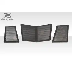 2005-2013 Chevrolet Corvette C6 GT1 Hood Vents - 3 Piece image - 3