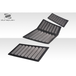 2005-2013 Chevrolet Corvette C6 Duraflex GT1 Hood Vents - 3 Piece image - 4