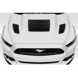 2015-2017 Ford Mustang Duraflex GT1 Hood Vents - 3 Piece image - 1