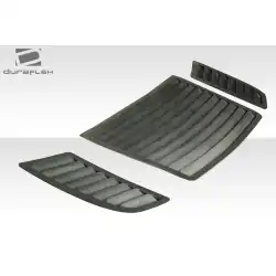 2015-2017 Ford Mustang GT1 Hood Vents - 3 Piece image - 4