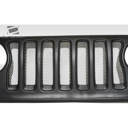 2007-2018 Jeep Wrangler Duraflex JK JL Look Grille - 1 Piece image - 7