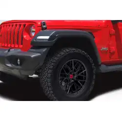 2007-2018 Jeep Wrangler JK JL Look Fender Flares Kit - 4 Piece image - 1