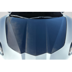 2020-2025 Chevrolet Corvette C8 Carbon Creations OEM Look Hood - 1 Piece image - 3