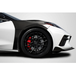 2020-2025 Chevrolet Corvette C8 Carbon Creations Gran Veloce Front Fenders - 2 Piece image - 1