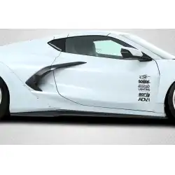 2020-2025 Chevrolet Corvette C8 Gran Veloce Side Skirt Splitters - 2 Piece image - 1