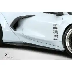 2020-2025 Chevrolet Corvette C8 Gran Veloce Side Skirt Splitters - 2 Piece image - 7