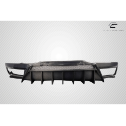 2020-2025 Chevrolet Corvette C8 Carbon Creations Gran Veloce Rear Diffuser - 1 Piece image - 3