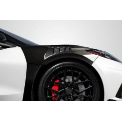 2020-2025 Chevrolet Corvette C8 Carbon Creations Gran Veloce Front Fender Vents - 2 Piece image - 1