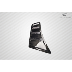 2020-2025 Chevrolet Corvette C8 Carbon Creations Gran Veloce Front Fender Vents - 2 Piece image - 3