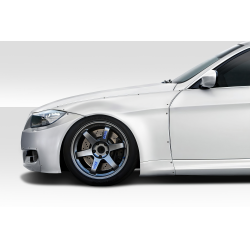 2006-2011 BMW 3 Series E90 4DR Duraflex HX Wide Body Front Fender Flares - 2 Piece image - 1