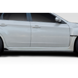 2008-2014 Subaru Impreza STI 4DR / 5DR / 2011-2014 Impreza WRX 4DR / 5DR Duraflex STI S206 Look Side Skirt Splitters - 2 Piece image - 1