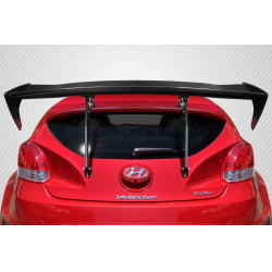 2012-2017 Hyundai Veloster Carbon Creations RGT Rear Wing Spoiler - 5 Pieces image - 1