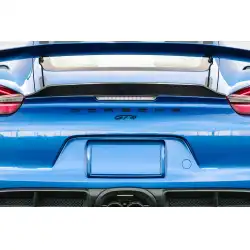 2014-2016 Porsche Cayman GT4 Look Ducktail Rear Wing Spoiler - 1 Piece image - 1