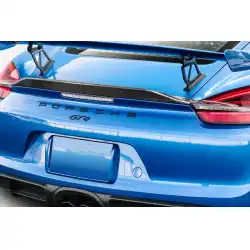 2014-2016 Porsche Cayman GT4 Look Ducktail Rear Wing Spoiler - 1 Piece image - 4