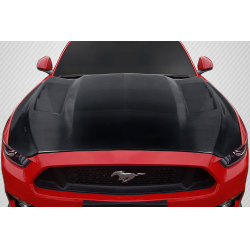 2015-2017 Ford Mustang Carbon Creations TS 1 Hood - 1 Piece image - 1