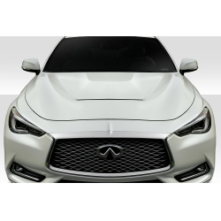 2017-2022 Infiniti Q60 Duraflex GTS Look Hood - 1 Piece image - 1