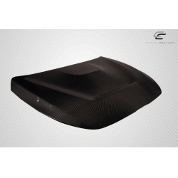 2017-2022 Infiniti Q60 Carbon Creations GTS Look Hood - 1 Piece image - 4