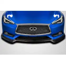 2017-2022 Infiniti Q60 AP Front Lip Spoiler Air Dam - 1 Piece image - 1