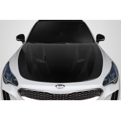 2018-2023 Kia Stinger Carbon Creations Executive Hood - 1 Piece image - 1