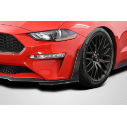 2018-2023 Ford Mustang Carbon Creations Z1 Front Lip Spoiler Air Dam - 2 Pieces ( Non performance model ) image - 1